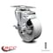 Service Caster 4 Inch Semi Steel Wheel Swivel Top Plate Caster with Brake SCC-20S414-SSS-TLB - alternate 6